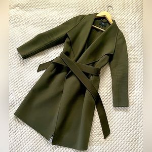 LINE the Label Meghan wool coat in army green